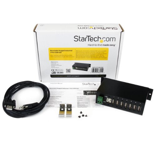 Mountable Industrial 7 Port USB Hub