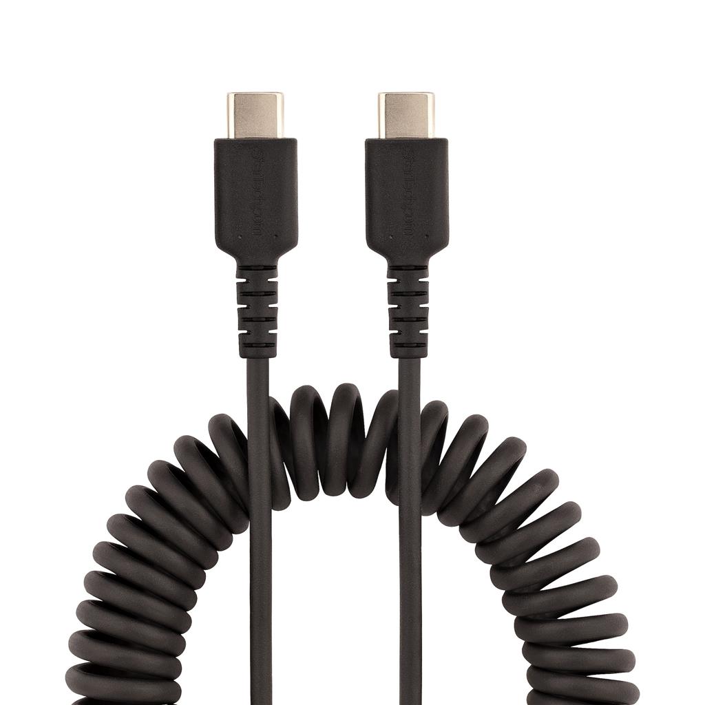 USB C Charging Cable - 50cm (20in) Coiled
