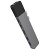 HUB NET 6-in-2 MacBook Pro Gray HUB NET 6-in-2 MacBook Pro Gray