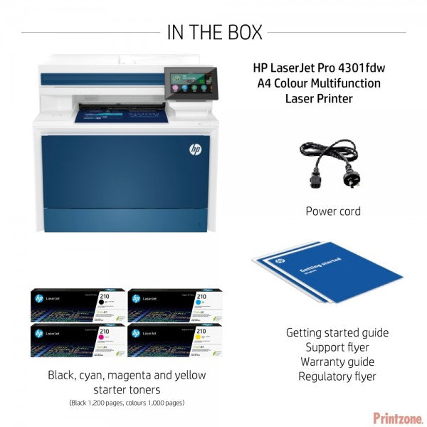 HP Colour LaserJet Pro MFP 4301fdw Multifunction Printer 4RA82F