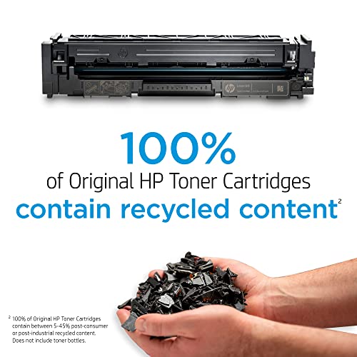 HP Genuine 210A Black Toner Cartridge, W2100A