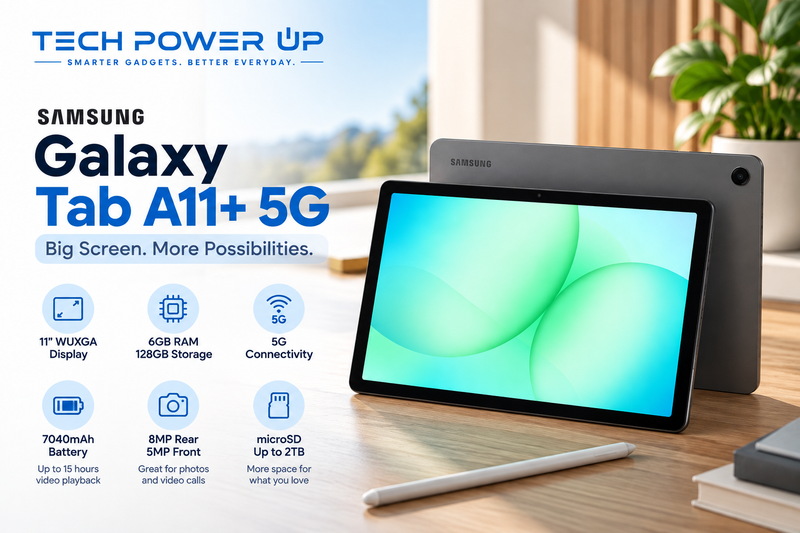 Samsung Galaxy Tab A11+ 5G Review: Features, Performance and Everyday Use