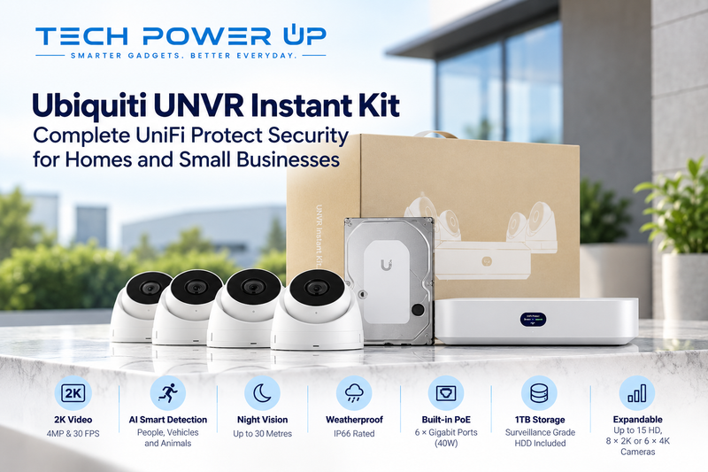 Ubiquiti UNVR Instant Kit Review: 4-Camera UniFi Protect Security System