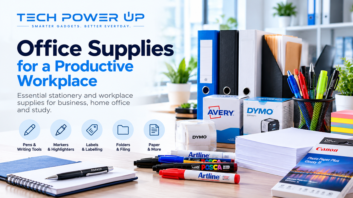 Office Supplies for a Productive Workplace: Essential Items for Every Business