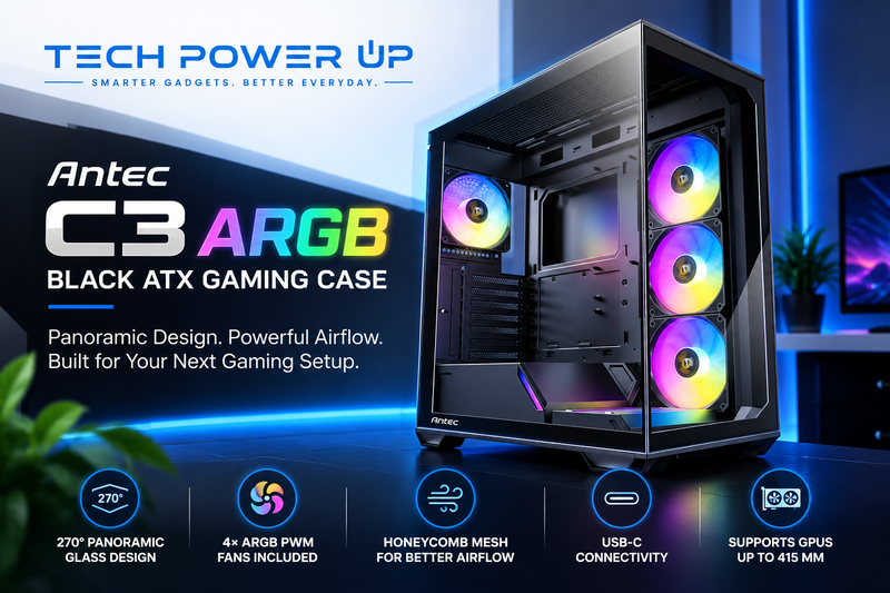 Antec C3 ARGB Review: Features, Cooling and Compatibility
