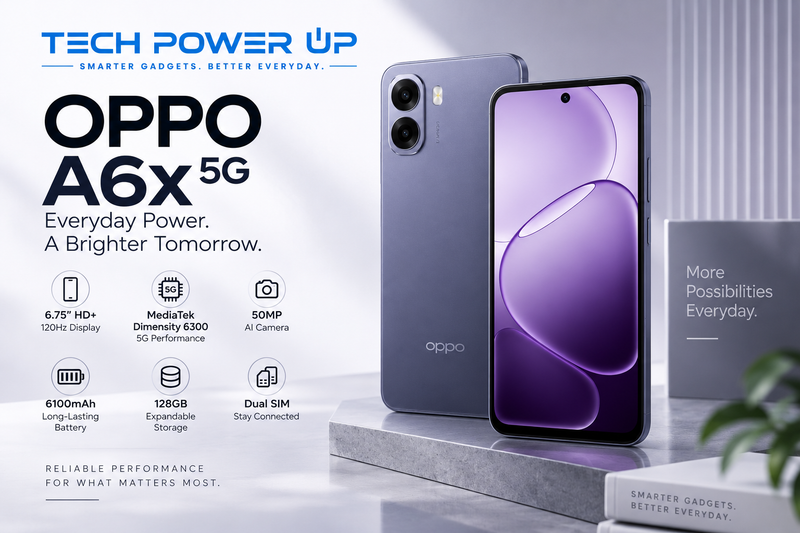 OPPO A6x 5G 128GB Review: Display, Battery, Camera and Features