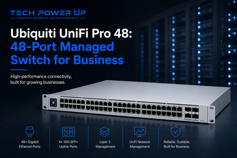 Ubiquiti UniFi Pro 48: 48-Port Managed Switch for Business