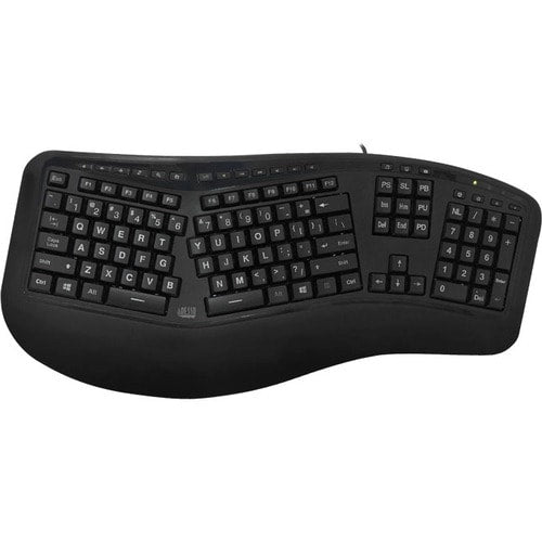 ADESSO Color Illuminated Ergonomic Keyboard
