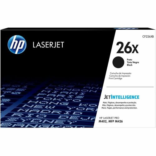 HP 26X High Yield Black Original LaserJet Toner Cartridge (CF226X)