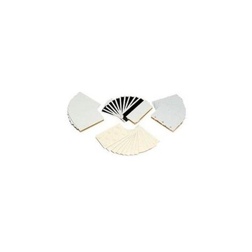 ZEBRA WHITE PVC CARDS 30 MIL (500 CARDS)
