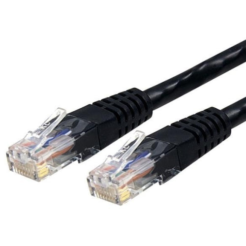 10 FT BLACK MOLDED CAT6 UTP PATCH CABLE
