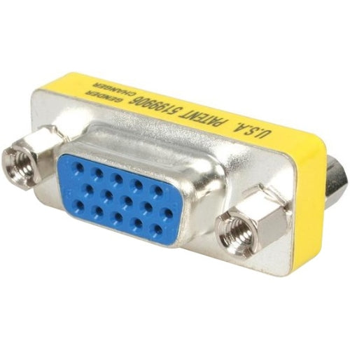 StarTech Slimline Low Profile Gender Changer with VGA HD 15Pin Female Connectors