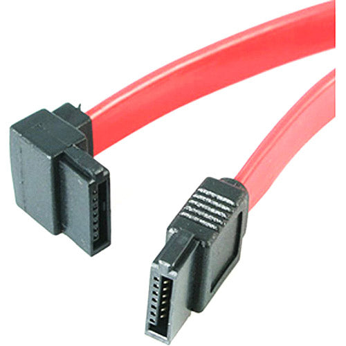 18in SATA to Left Angle SATA Cable