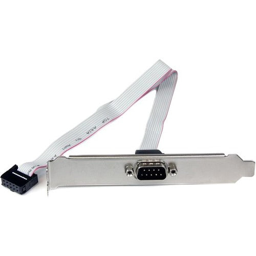 16in (40cm) 9 Pin Serial Male to 10 Pin Motherboard Header Slot Plate