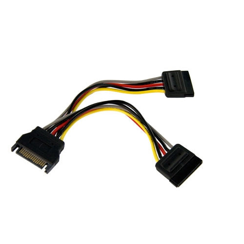 6in SATA Power Y Splitter Cable Adapter