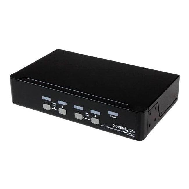 4 Port 1U Rackmount USB KVM Switch