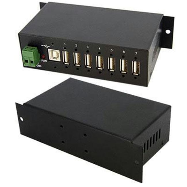 Mountable Industrial 7 Port USB Hub