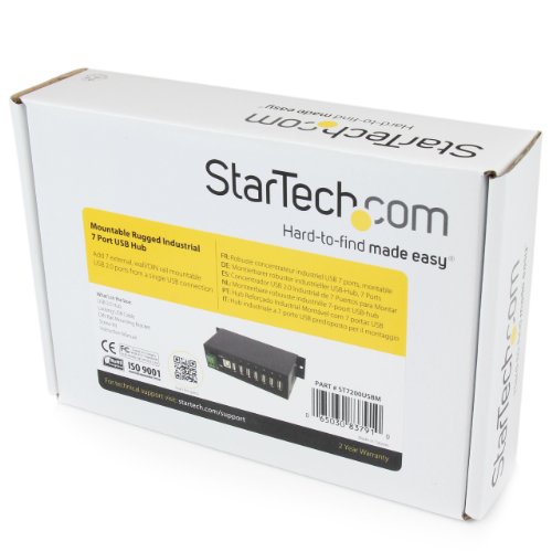 Mountable Industrial 7 Port USB Hub