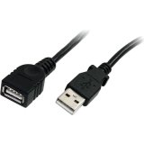 10 ft Black USB Extension Cable A to A