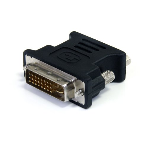 DVI to VGA Cable Adapter - Black - M/F.