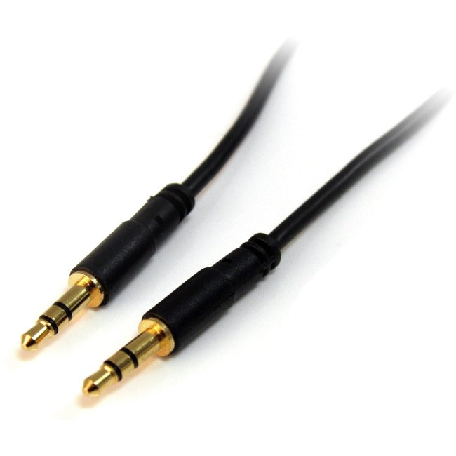 3 ft Slim 3.5mm Stereo Audio Cable - M/M