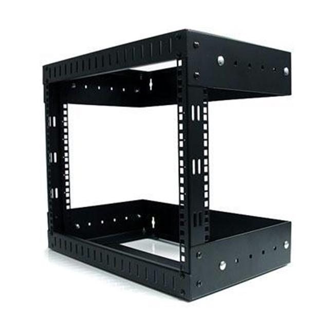 8U Open Frame Wall Mount Equipment Rack