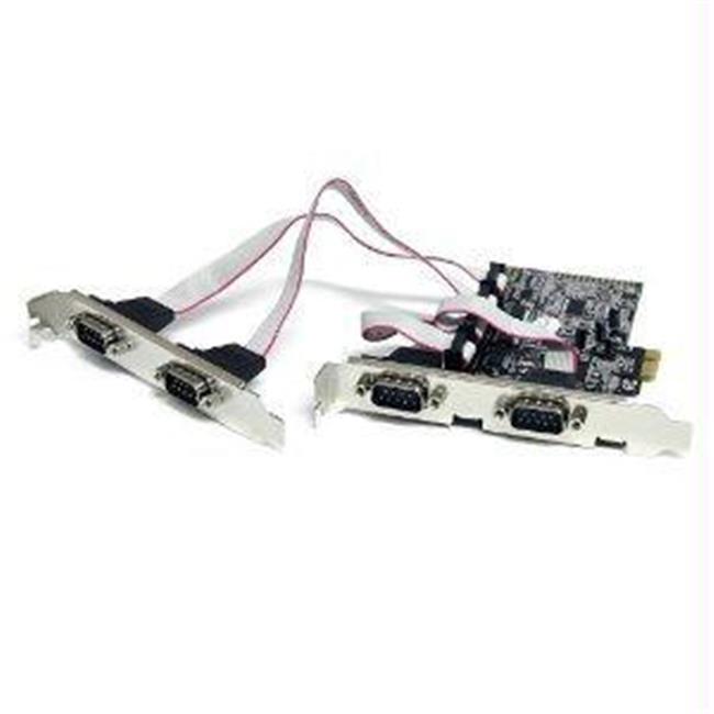 4 Port PCIe Serial Adapter Card w/ 16550