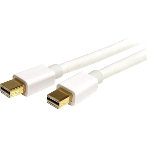 1m 3 ft White Mini DisplayPort Cable M/M