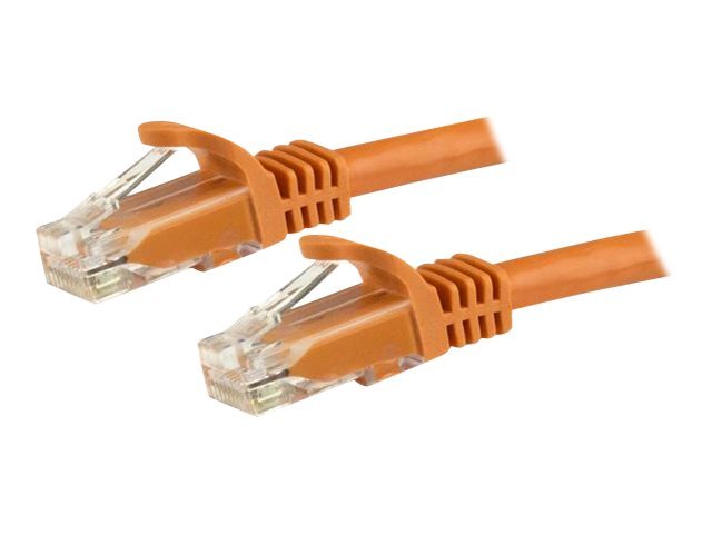 0.5m Orange Snagless Cat6 Patch Cable
