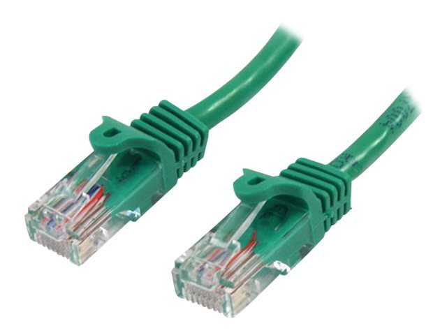 0.5m Green Snagless Cat5e Patch Cable