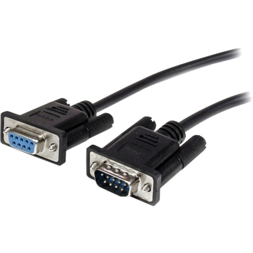 2m Straight Through Serial Cable M/F BK