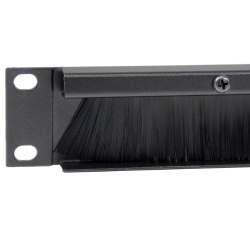 1U Brush Strip - Rack Cable Management
