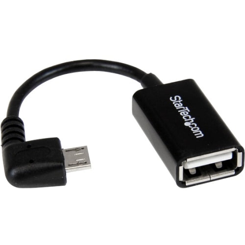 5in Right Angle Micro USB OTG Adapter