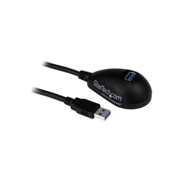 5ft Black USB 3 Desktop Extension Cable