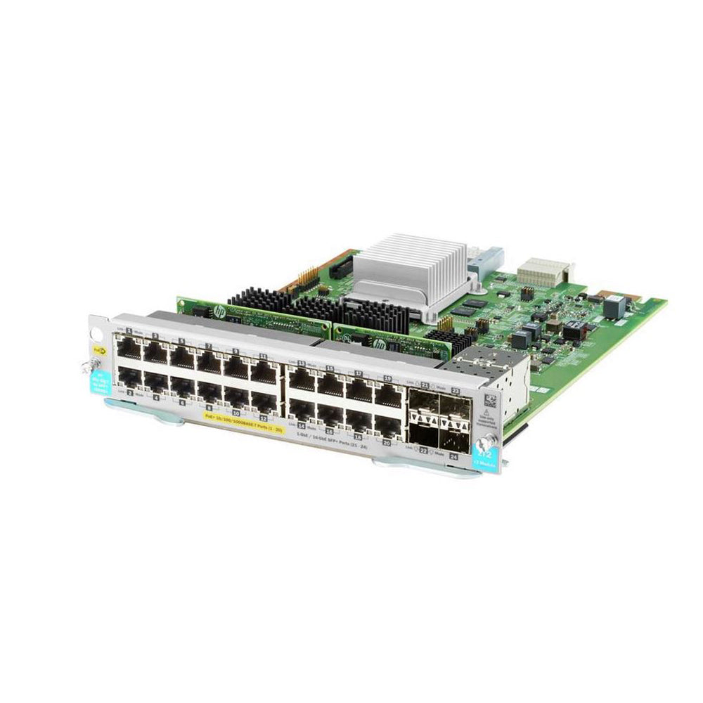 HPE ARUBA 24 PORT 10/100/1000BASE-T POE+ V3 ZL2 MODULE