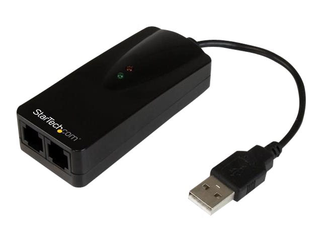 External USB Fax Modem - 2-port - 56K