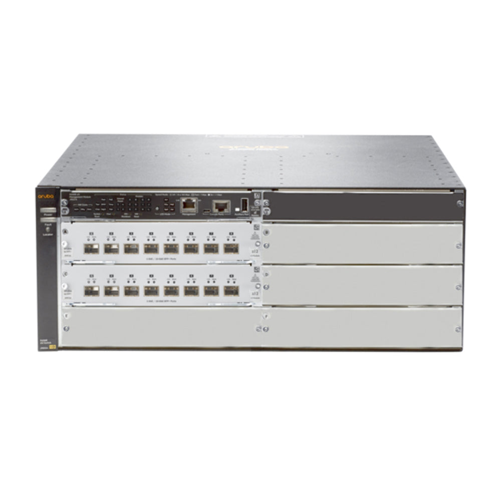 HPE ARUBA 5406R 16SFP+ V3 ZL2 SWITCH INCLUDES 2X 10GBE SFP+ V3 ZL2MODULES MANAGED LIFE WTY