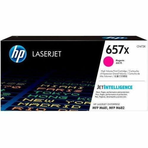 HP 657X High Yield Magenta Original LaserJet Toner Cartridge (CF473X)