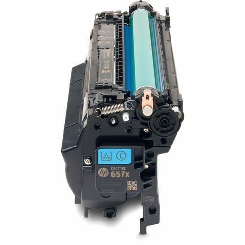 HP 657X High Yield Cyan Original LaserJet Toner Cartridge (CF471X)
