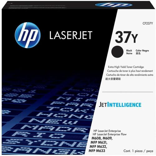 HP 37Y Extra High Yield Black Original LaserJet Toner Cartridge (CF237Y)