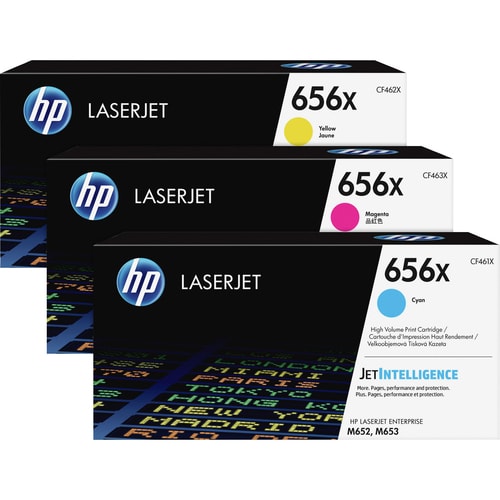 HP 656X High Yield Cyan Original LaserJet Toner Cartridge (CF461X)