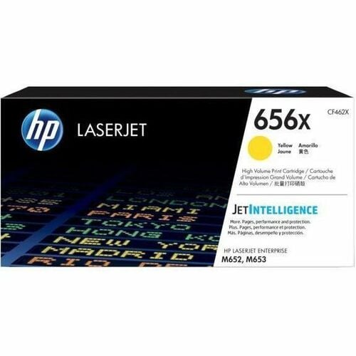HP 656X High Yield Yellow Original LaserJet Toner Cartridge (CF462X)