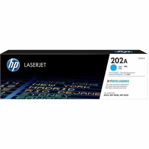 HP 202A Cyan Original LaserJet Toner Cartridge (CF501A)