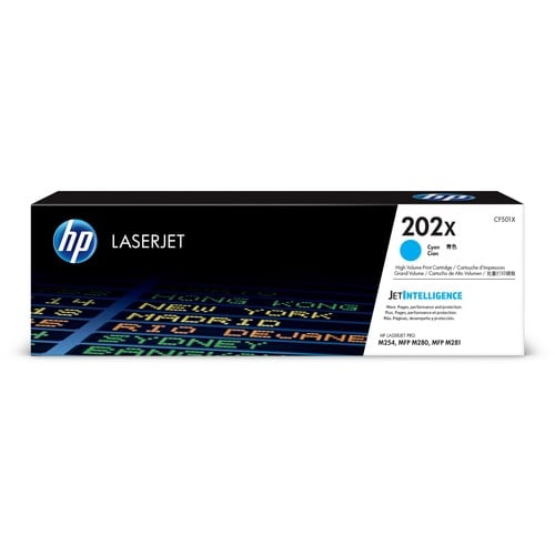 HP 202X Cyan LaserJet Toner Cartridge