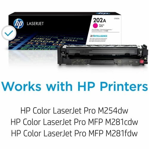 HP 202X High Yield Magenta Original LaserJet Toner Cartridge (CF503X)