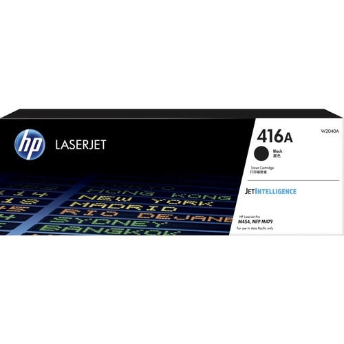 HP 416A Black Original LaserJet Toner Cartridge (W2040A)