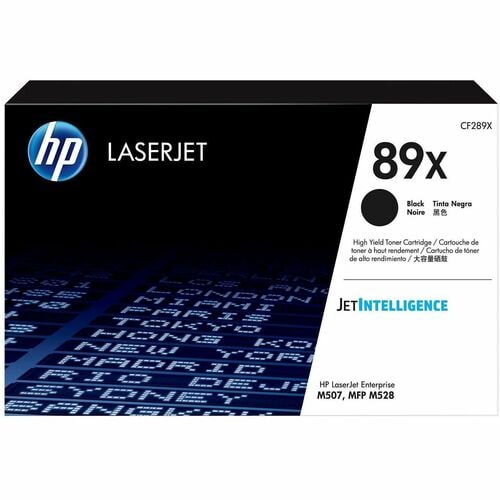 HP 89X High Yield Black Original LaserJet Toner Cartridge (CF289X)