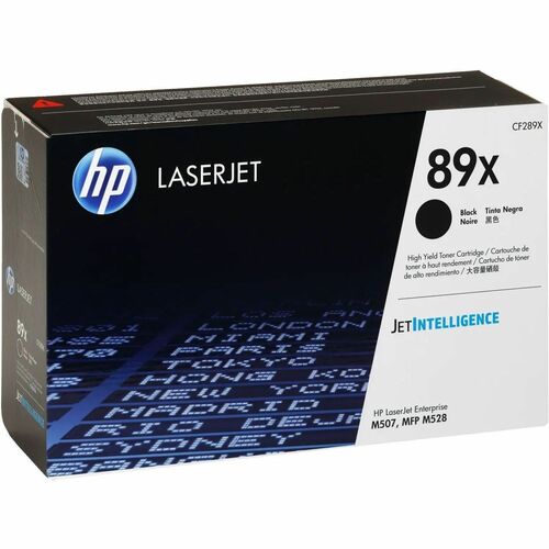 HP 89X High Yield Black Original LaserJet Toner Cartridge (CF289X)