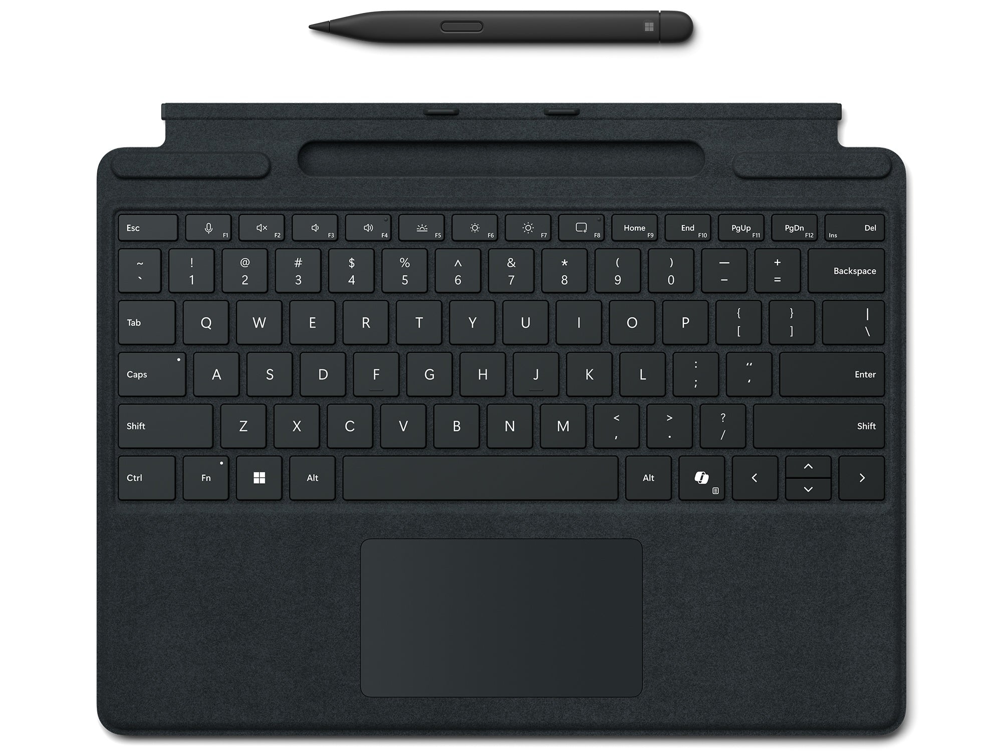 Surface Pro Keyboard Black with Slim Pen