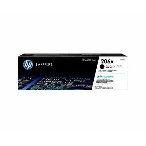 HP 206A Black Original LaserJet Toner Cartridge (W2110A)